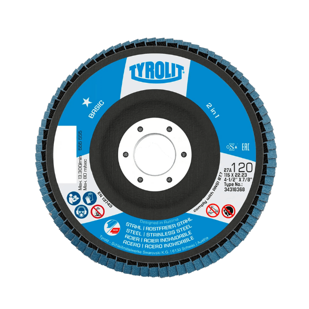 disco de lixa flap tyrolit