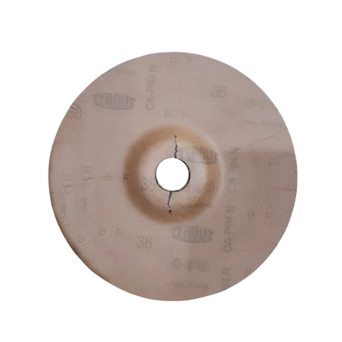 Disco De Lixa Grão Cerâmico 7 180mm 36 Cerabond Premium Tyrolit