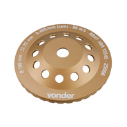 disco desbaste rebolo diamantado 180mm turbo vonder