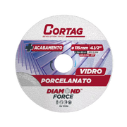 Disco Diamantado Liso Segmentado Porcelanato Vidro 115mm 62797 Cortag