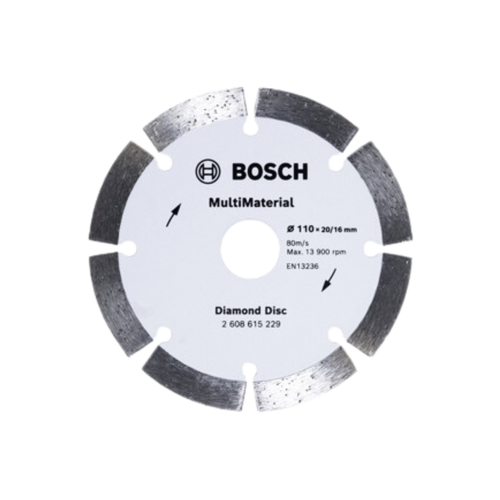 Disco Diamantado Segmentado 110mm X 20mm Bosch