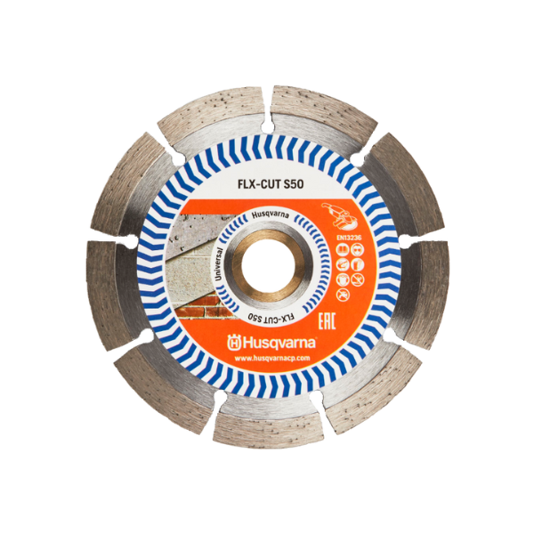 disco diamantado segmentado flxcut 180 concreto  husqvarna 87157