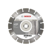 disco diamantado segmentado standard 230 x 22 concreto bosch 531773