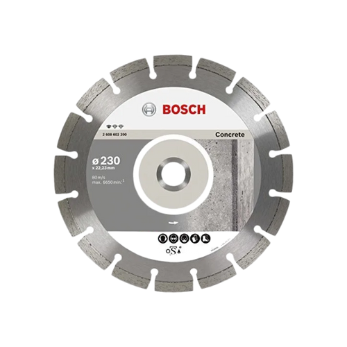 disco diamantado segmentado standard 230 x 22 concreto bosch 531773