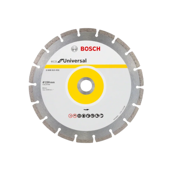 disco diamantado segmentado universal eco 230mm bosch 531770