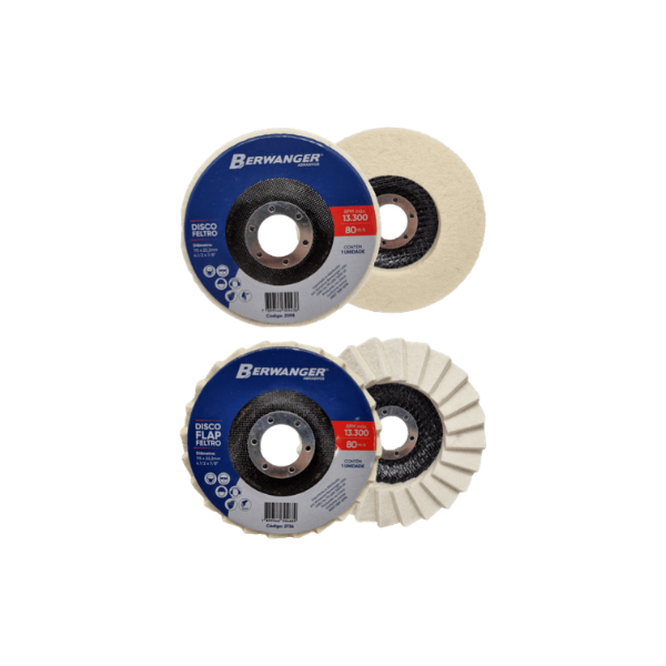 DISCO FLAP FELTRO 115 X 22MM BERWANGER