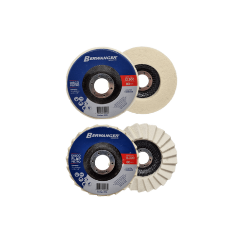 DISCO FLAP FELTRO 115 X 22MM BERWANGER