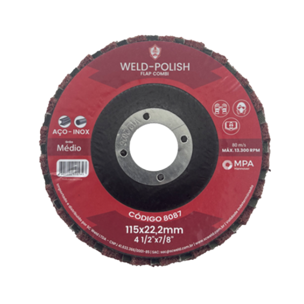 disco manta lixa 412x2223 weld polish sc weld 532778