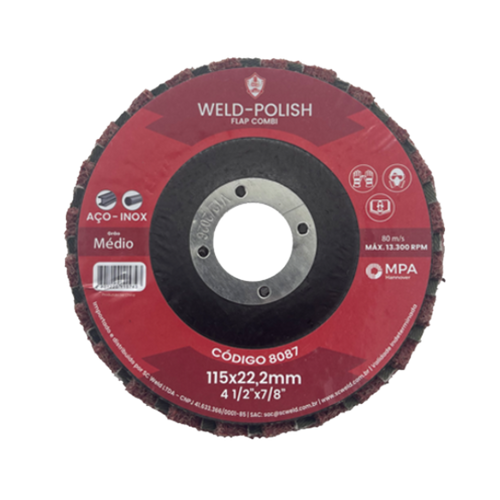 disco manta lixa 412x2223 weld polish sc weld 532778
