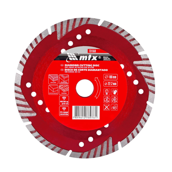 disco segmentado diamantado turbo180 x 22concreto mtx