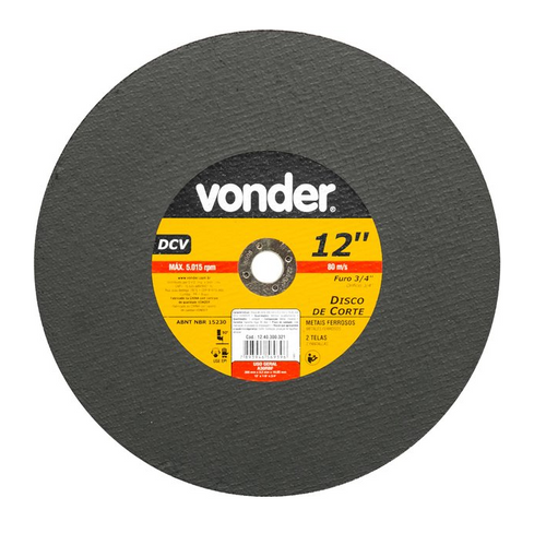 Disco Corte 12 X 3.20 X 3/4 Vonder