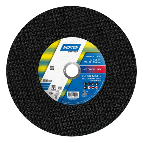 Disco Corte 12 X 3.20 X 1 Super (2 Tela) Norton