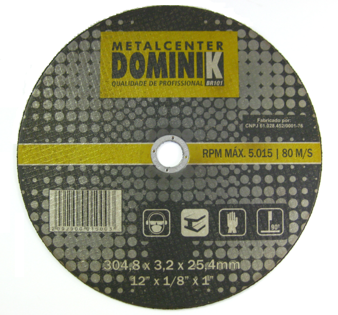 Disco Corte 12 X 3.50 X 1 (2 Telas) Dominik