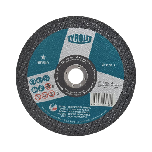 Disco Corte 7 X 1.6 X 7/8 Inox A46q-bf Basic Tyrolit