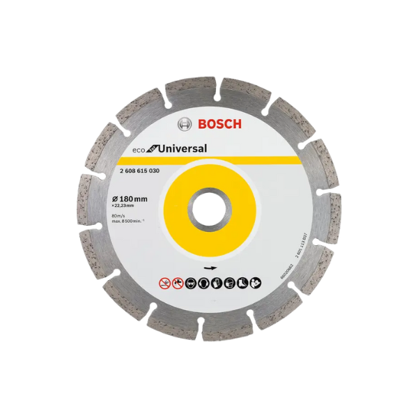 Disco Diamantado Segmentado Universal Eco 180mm Bosch