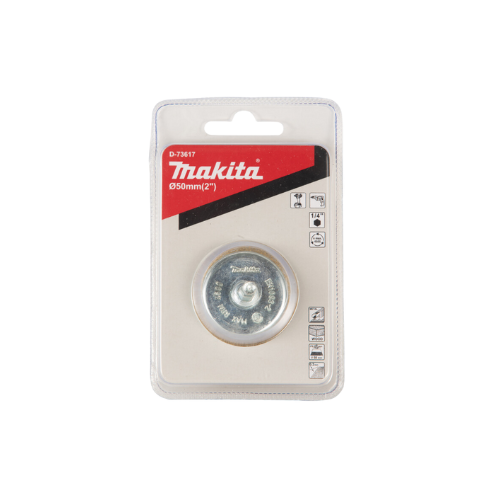 Escova De Aço Latonado Copo 2 50mm Encaixe 14 D73617 Makita