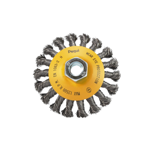 Escova Cônica Trançada (Aço Carb) 4 X 14 Mm Pequi