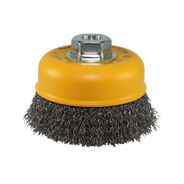 Escova Copo Ondulada (Aço Carb) 100 X 14 Mm  Pequi