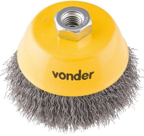 Escova Copo Ondulada (Aço Carb) 75 X 14Mm Vonder