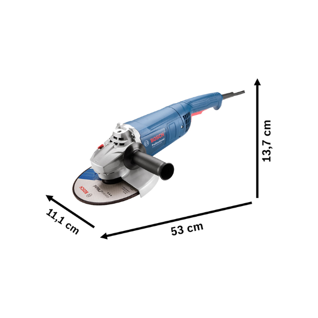 Esmerilhadeira Angular 9 2200W Gws 2200-230 Industrial Bosch