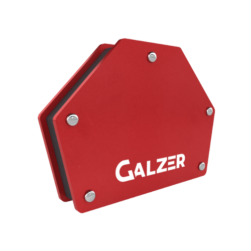 esquadro magnetico para soldador hexagonal 22kg galzer 45 graus