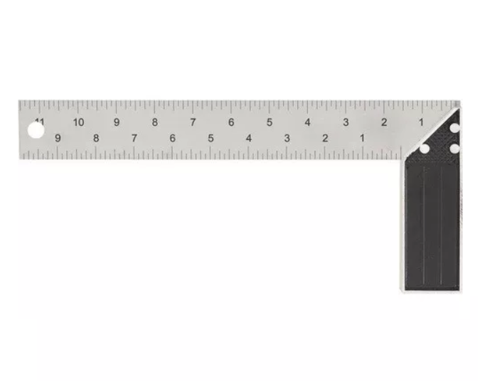 ESQUADRO METÁLICO 10 AÇO INOX CABO PLÁSTICO VONDER