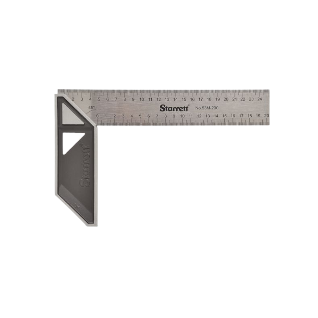 esquadro metalico 12 aco inox starrett