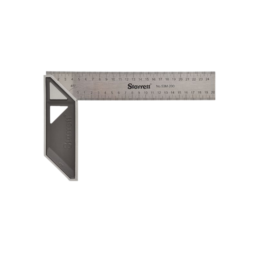 esquadro metalico 12 aco inox starrett