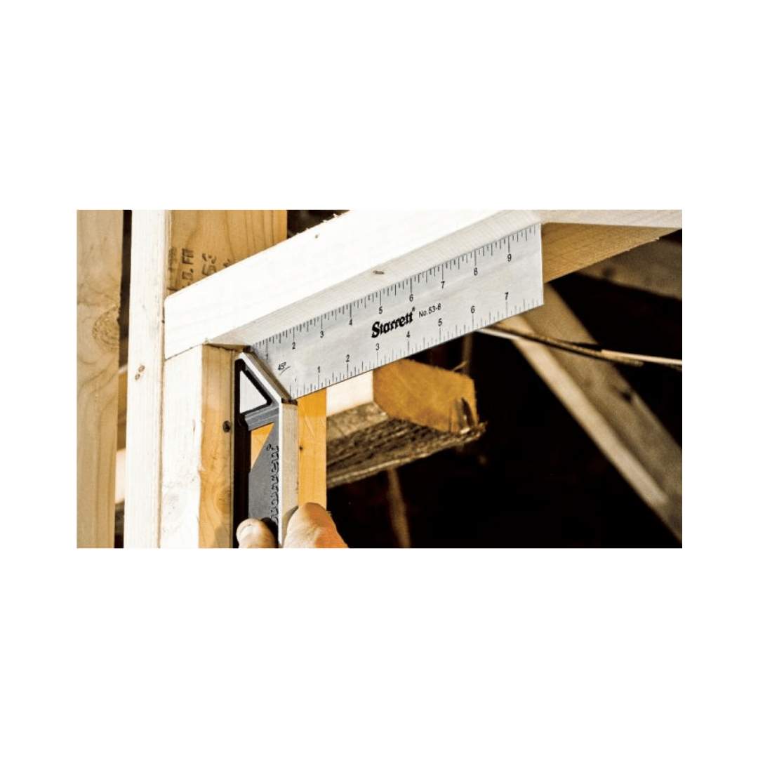 esquadro metalico 12 aco inox starrett