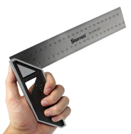 ESQUADRO METÁLICO 250MM AÇO INOX CABO ALUM 53M-250 STARRETT