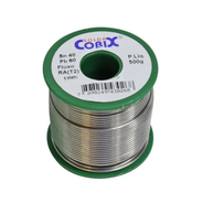 Estanho P/ Solda 40 X 60 Rolo 500G 1.00Mm Cobix