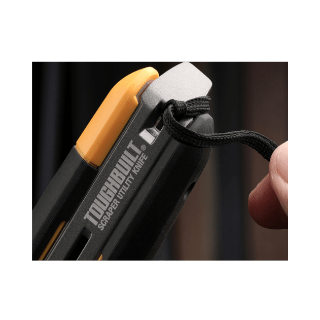 estilete de corte raspador com 5 laminas tbh4s501 toughbuilt detalhe orificio