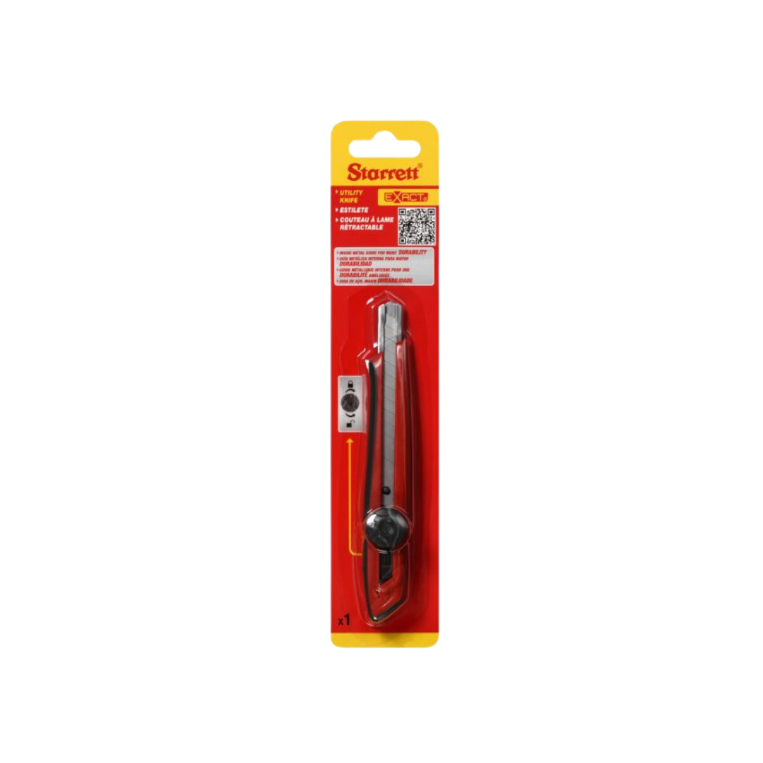 Estilete De Corte 9mm Trava Rosca Exact Kux040-s Starrett