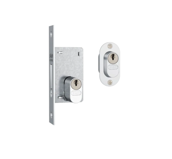 Fechadura Metálica Porta Elevação (Social) Cromada (Compact) 601A Stam