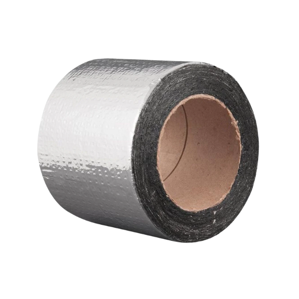 fita adesiva impermeavel 100mm 10m aluminio nove54