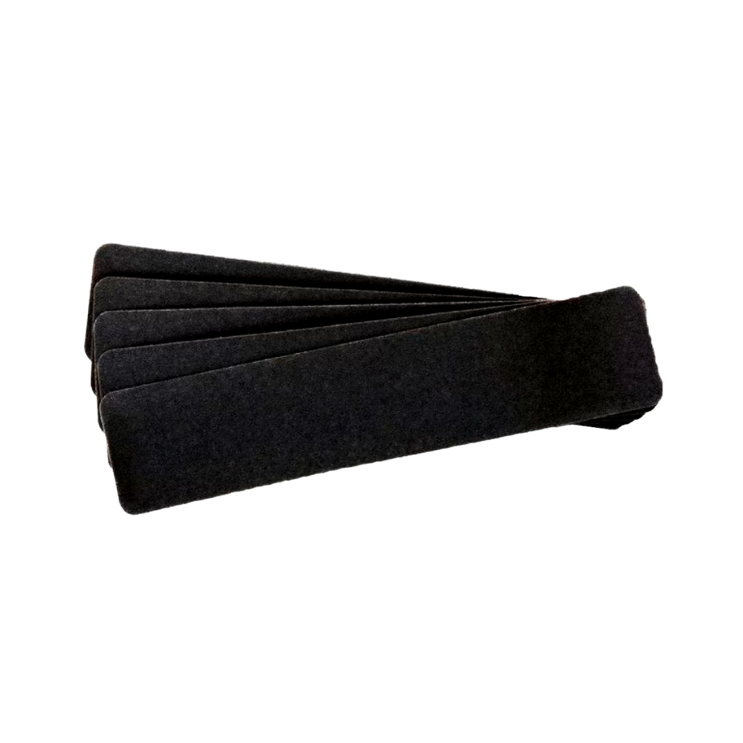 Fita Adesiva Antiderrapante 300 X 65mm Preta C/  5 Fls Carbografite