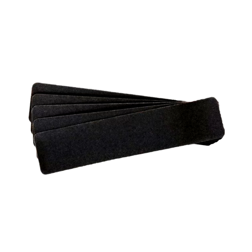 Fita Adesiva Antiderrapante 300 X 65mm Preta C/  5 Fls Carbografite