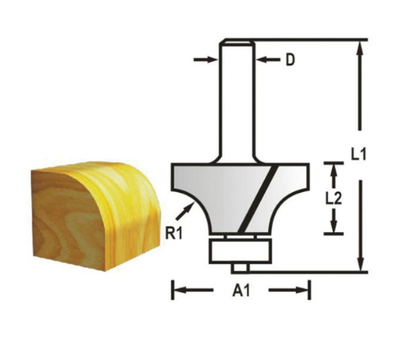 Fresa P/Tupia De Borda  1  D-49781  Makita