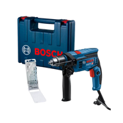 furadeira de impacto md 1,2 750w gsb 13 re com maleta bosch