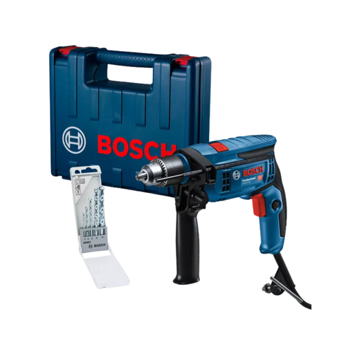 furadeira de impacto md 1,2 750w gsb 13 re com maleta bosch