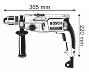 Furadeira De Impacto Md 1/2 870W Gsb 20-2Re 220V Bosch