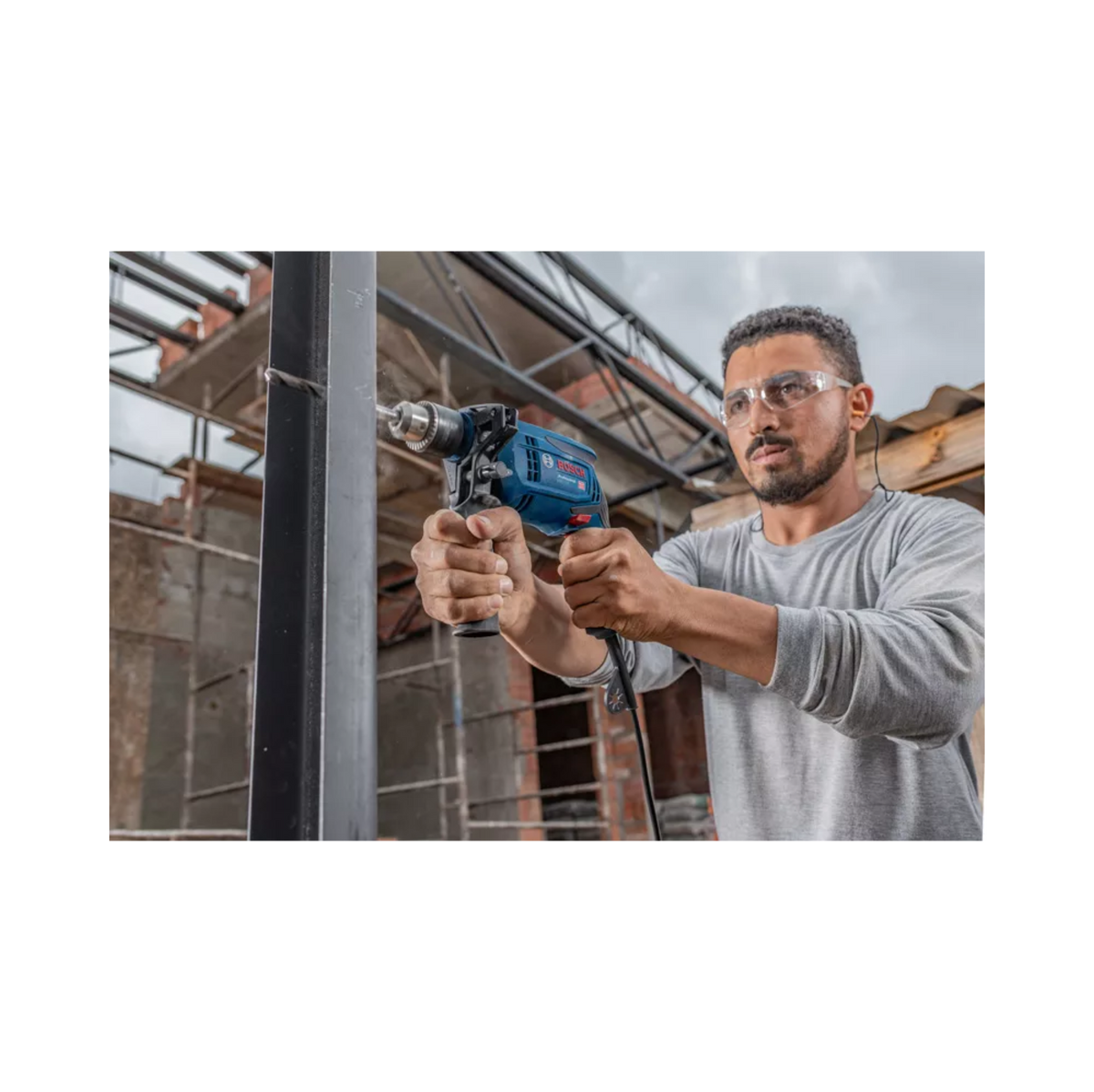 Furadeira De Impacto Md 1/2 750w Gsb 13 Re Com Maleta Bosch