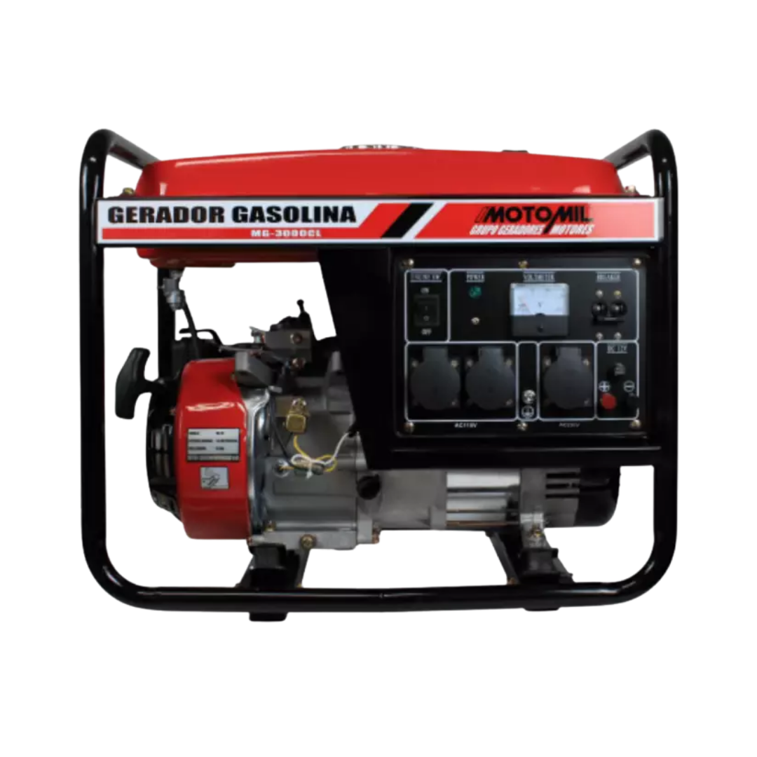 Gerador Gasolina 2.5 Kva Mg3000Cl 110/220V Motomil