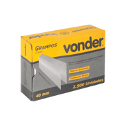 grampo para grampeador 40mm gpv201 2500pcs vonder