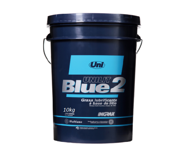 Graxa Lubrificante Unilit Blue-2 Balde 10.00Kg Azul Ingrax