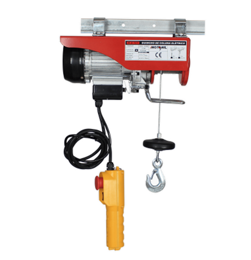Guincho Coluna Elétrico 100/200KG 220V S1 H-A 101-1 Motomil
