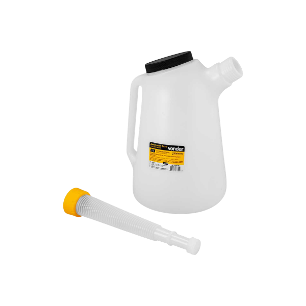 JARRA PLASTICA PARA OLEO COM BICO SANFONADO FLEXIVEL 5L VONDER
