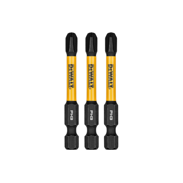 jogo bits fenda phil ph3 flextorq 214 3pcs dwaf2ph3ir3 dewalt 527517