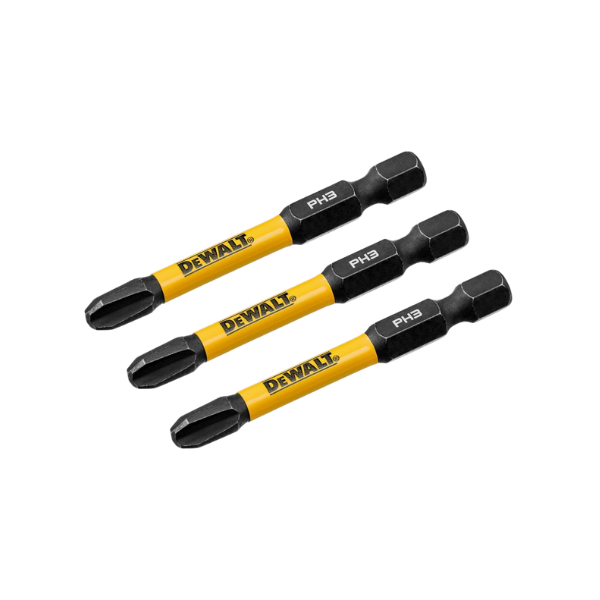 jogo bits fenda phil ph3 flextorq 214 3pcs dwaf2ph3ir3 dewalt 527517
