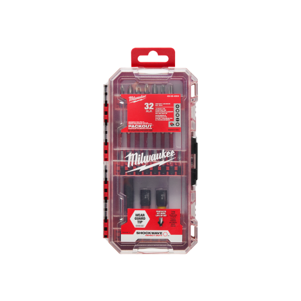 Jogo Bits Impacto 32 Pcs Shockwave 48324004 Milwaukee